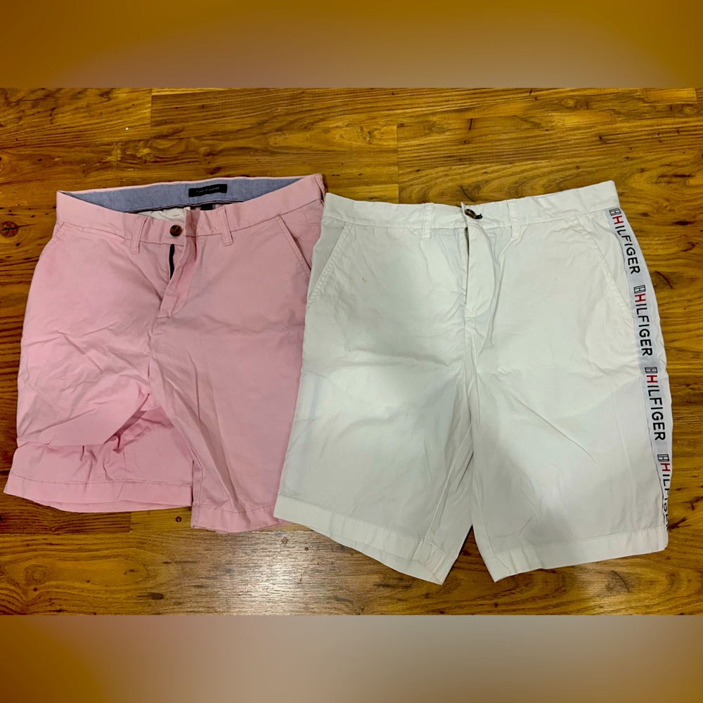 Tommy Hilfiger Flat Front classic Chino Shorts Size 31